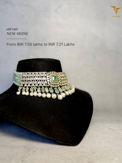 Crafted for forever, priced for a moment. This modern diamond and pearl choker is part of my special offer, making your dream piece more accessible.