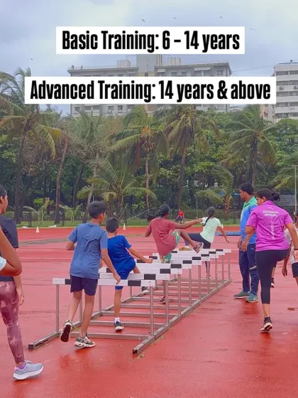 I offer structured athletics coaching for every age and skill level. My basic training program builds a strong foundation for kids aged 6 to 14, while the advanced training is for athletes 14 and older who are ready to pursue competitive excellence.