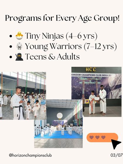 Horizon Champions Club - Karate Training Our Programs & Affiliations photo 3
