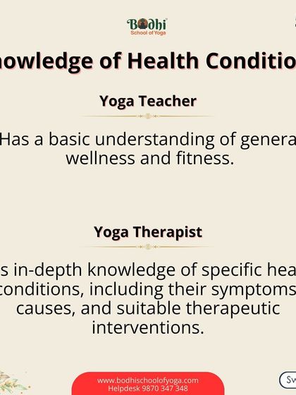 Bodhi School of Yoga - Yoga Therapy Sessions What is Yoga Therapy? photo 7