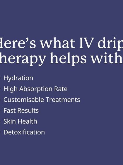 IV drip therapy can help with hydration, skin health, detoxification, and provides fast results.
