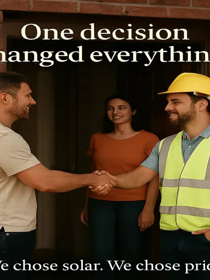 Making the decision to switch to solar is a big step, but it's one that changes everything. It's a choice for savings, for energy independence, and for a better future. We are here to make that one decision the best you will ever make.
