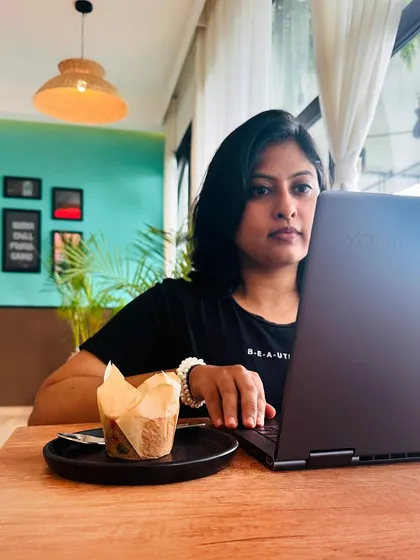 This photo captures a moment of non-judgmental surrender. My journey is full of these quiet, contemplative times where I sit with unanswered questions, and I encourage my clients to embrace them too.