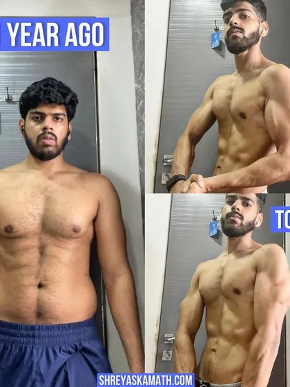 Yash's one-year transformation is a testament to consistency. He didn't just lose weight; he completely recompositioned his body, building muscle and getting lean. This is the result of trusting the process and putting in the work, day in and day out.