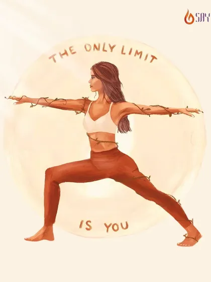 The only limit is you. Yoga teaches us that the barriers we face are often self-imposed, and with practice, we can push beyond them.