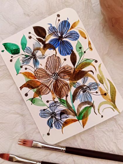 Pavna - Custom Artwork & Handmade Crafts Botanical Watercolor Paintings photo 25