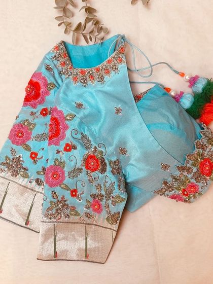 Blouse House by Mahitha Prasad - Custom Blouse Design & Embroidery Design Showcase photo 33
