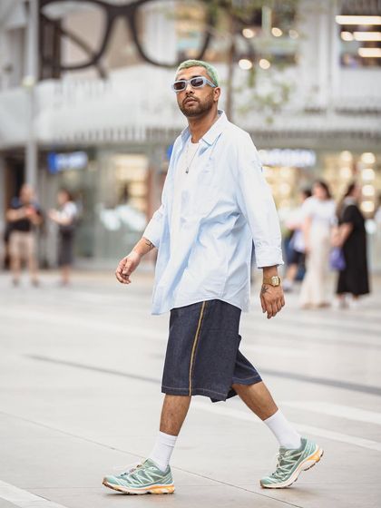 Another angle from my street style shoot, capturing the motion and flow of the city.