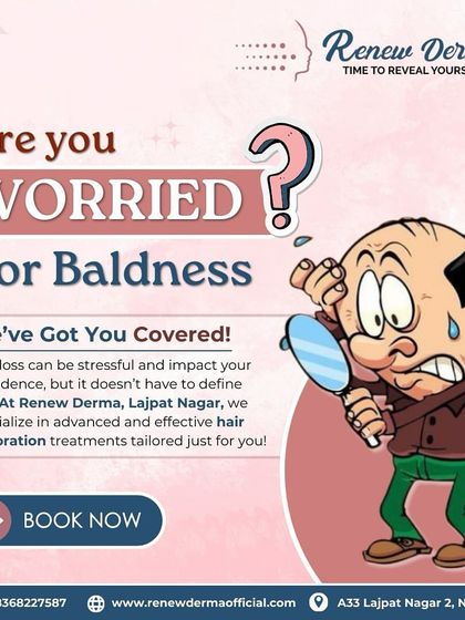 Worried about baldness? Hair loss can be stressful, but it doesn't have to define you. We specialize in effective, tailored hair restoration treatments that can permanently solve the problem of hair loss.