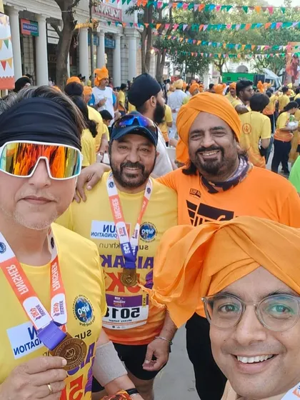 More smiles from the Super Sikh Run. We had a fantastic time at this event.