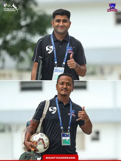 More players arriving, giving a thumbs-up and a shaka sign.