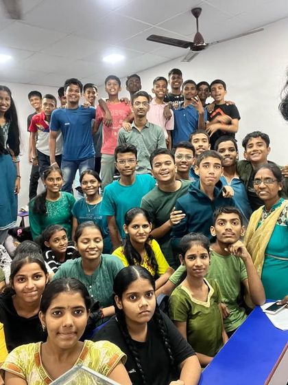 Celebrating the final day of Navratri 2023 with the beautiful shade of peacock green.