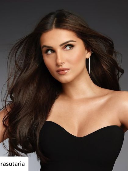 A stunning shot from my campaign with Tara Sutaria, showcasing long, flowing hair with a healthy shine and vibrant color.