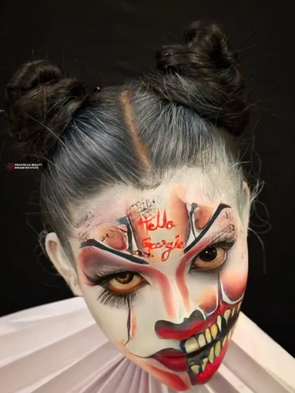 People will stare. Make it worth their while. This is the kind of advanced makeup artistry that commands attention.