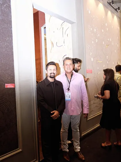 So glad to have Rizwan Bachav visit us at India Design Mumbai. It is always inspiring to connect with fellow creative minds and share our passion for design.