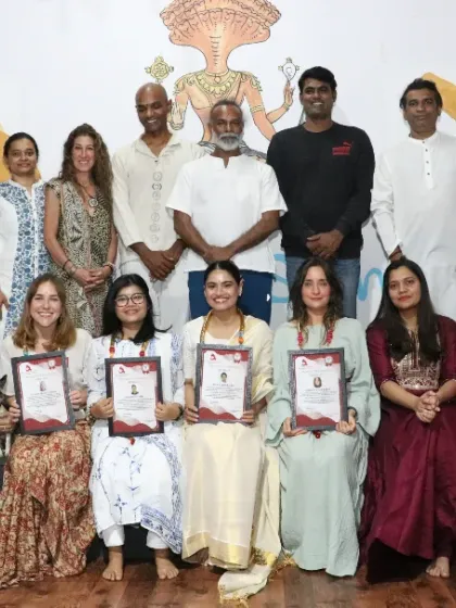 Another group of proud graduates from our 200-hour TTC, empowered and ready to lead their own classes.