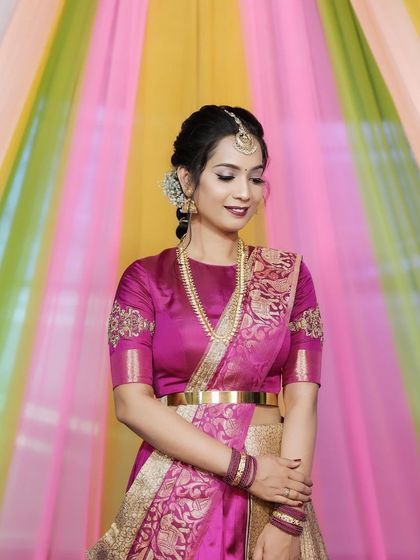 A beautiful smile to complete the look.