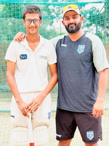 A quickfire 139 runs off just 78 balls from Laksh Narang. This shows his ability to score rapidly and change the game.