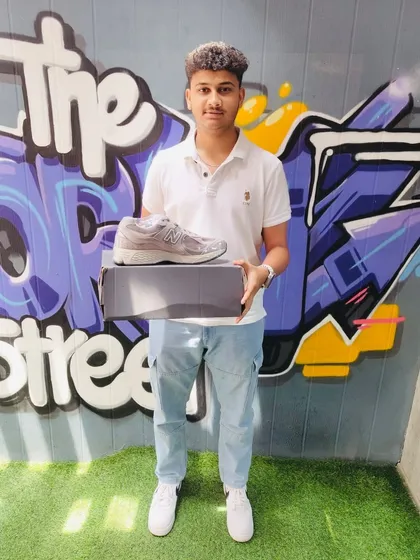Stepping up the comfort game with a pair of New Balance. We've got more than just Nike and Adidas.