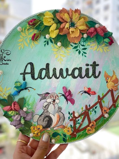 Jashn-e-Kala by Sakshi - Custom Russian Sculpture Decor Personalized Nameplates photo 3