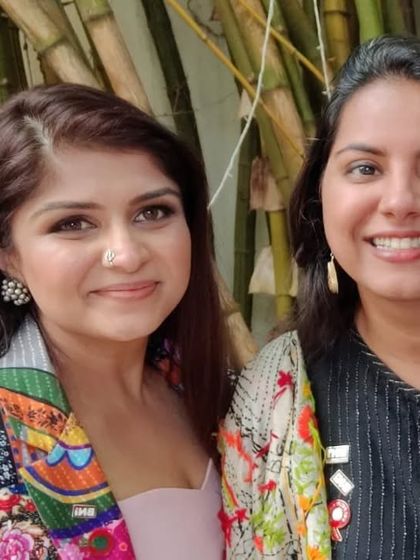 Attending a Director Training in Bangalore was an incredible experience. Here I am with a fellow leader, ready to absorb the SMART SUCCESS formula from top trainers.