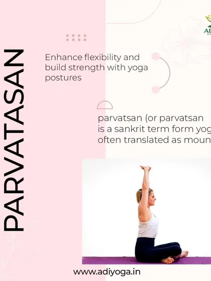 Parvatasana, or Mountain Pose, when done seated, enhances flexibility and builds strength. The upward stretch improves posture and breathing, contributing to overall wellness.