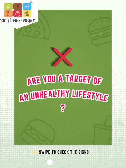 Are you a target of an unhealthy lifestyle? This series helps you identify the signs, such as stress eating and irregular sleep, and provides easy swaps like eating home-cooked meals and taking a daily walk to get back on track.