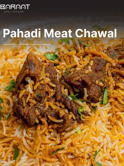 Another look at my Pahadi Meat Chawal, a hearty and flavorful dish that brings the essence of mountain cuisine to your table.