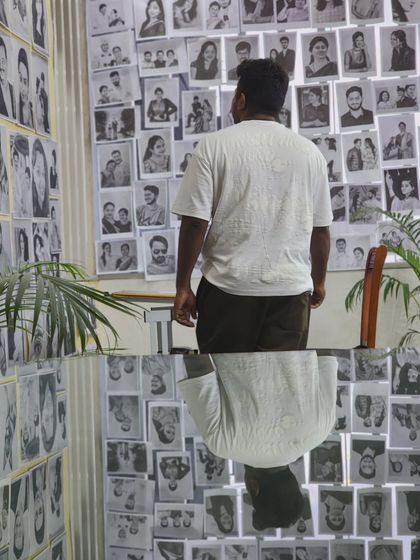 Looking at the wall of art, I'm reminded of every story and every emotion I've had the privilege to draw.