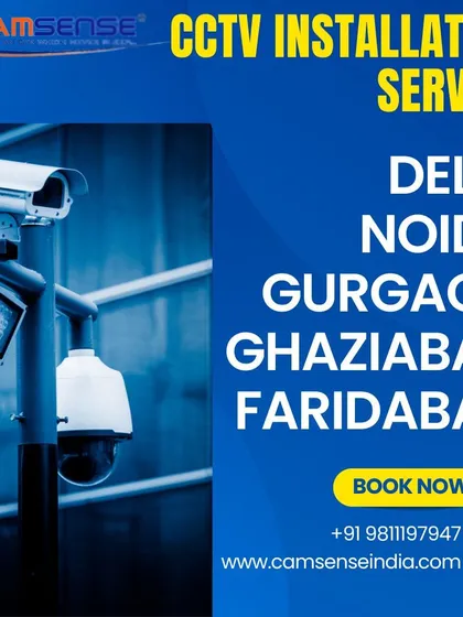 I offer my professional CCTV installation services across Delhi, Noida, Gurgaon, Ghaziabad, and Faridabad. My expert technicians ensure a seamless and reliable surveillance solution for your property.