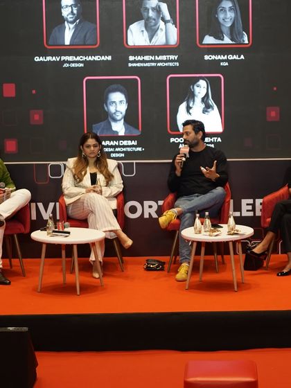 A photo with my fellow panelists at the FOAID 2024 event. It was an inspiring discussion on the future of design.