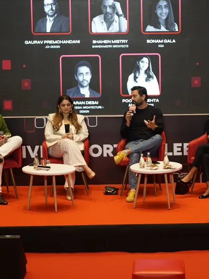 Sharing a moment with fellow panelists at the FOAID event. It was an honor to be part of such an eminent group of designers and thinkers.