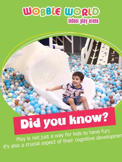 This image captures the essence of play. It's not just fun, it's a crucial part of cognitive development, and we provide the perfect environment for it.