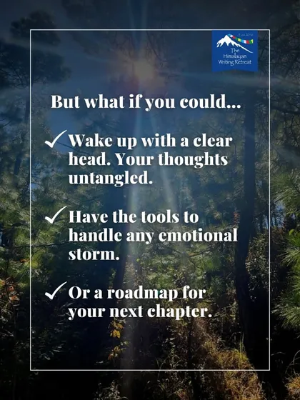 This is more than a vacation; it's an investment in your well-being. We provide you with the tools for anxiety management and a clear roadmap to help you navigate your next chapter long after you've left the mountains.
