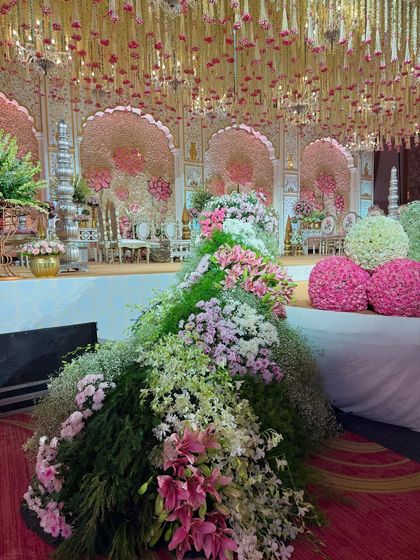 Regal Indian Traditions: A Symphony in Pink & Gold photo 44