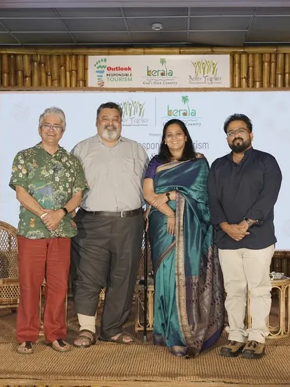 A group photograph with my fellow jury members at the Outlook Responsible Tourism Awards. Collaborating with experts from diverse fields like archaeology and history enriches the discourse on culture and heritage.