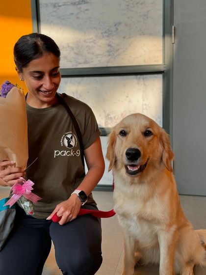 Pixel brought me flowers on her graduation day! So much gratitude for this sweet girl and her family.