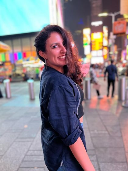 Another smiling shot from Times Square. This is my home away from home.