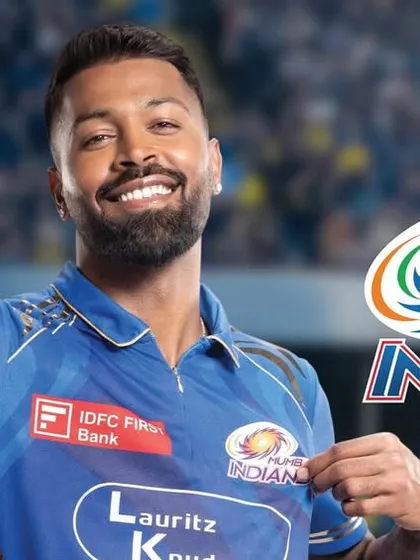 A confident portrait of Hardik Pandya for the Mumbai Indians. This is another example from a high-stakes campaign where my team and I delivered impactful images under pressure.
