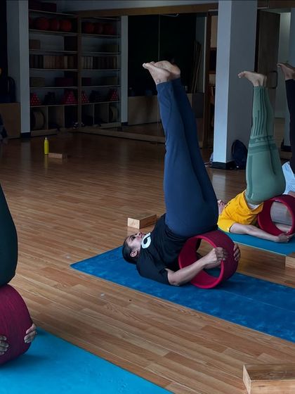 Hamsa Yoga - Group Yoga Classes Yoga with Props: Deepen Your Practice photo 42