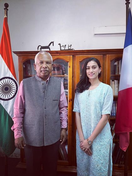 A photo marking the new beginning of my tenure at the Consulate General of India in Reunion Island. I am extremely grateful for such opportunities.