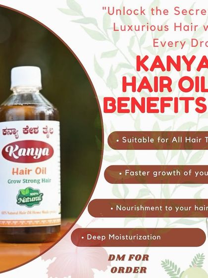 Unlock the secret to luxurious hair. My oil is suitable for all hair types and provides deep moisturization for faster, nourished hair growth.