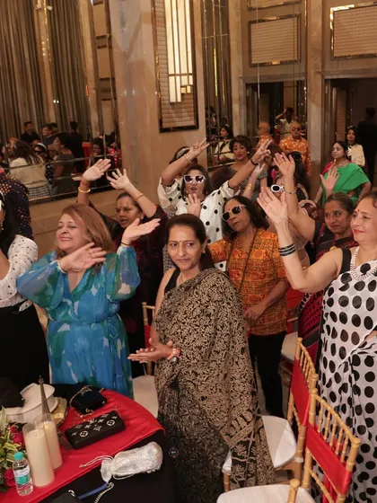 The joy on their faces says it all. I focus on creating an atmosphere where everyone feels comfortable letting loose and enjoying the celebration. This is the energy I aim for at every event, from galas to team off-sites.