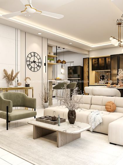 Archierio - Full Home Interior Design & Execution Living & Dining Spaces: The Heart of Your Home photo 32