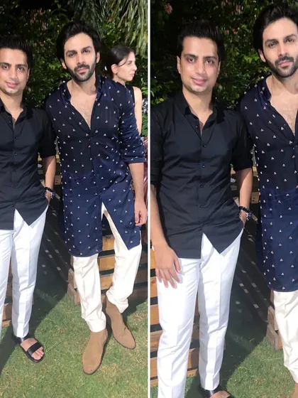 Met the most vivacious B-towner, Kartik Aaryan, while performing at an underground wedding. It was great to be part of such a cool event.