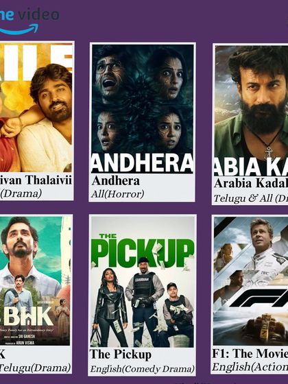 Here are some of the latest releases on Prime Video. From drama to horror to action, you can stream any of these movies and more during your private celebration.