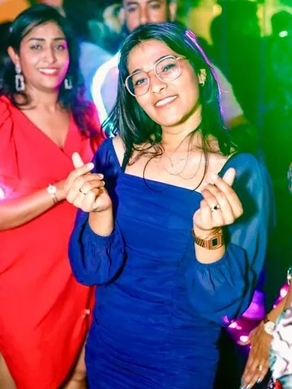 A guest making a heart sign, feeling the love and the great music. It's moments like these that make my job rewarding.