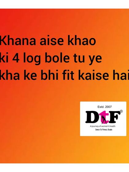 "Khana aise khao ki 4 log bole tu ye kha ke bhi fit kaise hai." This is a question I get asked all the time at parties, and it's my favorite compliment.