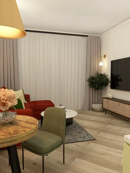 A collection of our 3D design concepts, showcasing various styles, color combinations, and layouts for kitchens, bedrooms, and living rooms. This is the first step in bringing your dream home to life.