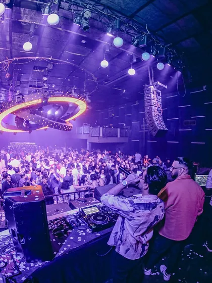 Rocking the decks at India’s top nightclub, Prism Hyderabad. The lights, the sound, the crowd, everything was on point.
